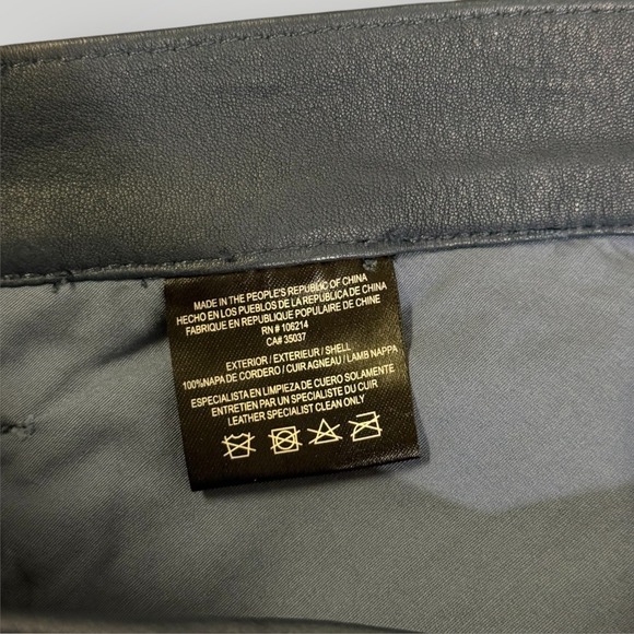 JOES JEANS Womens Indigo Skinny  Lamb Leather Pants Size 27 Style H6565252 - Picture 6 of 13
